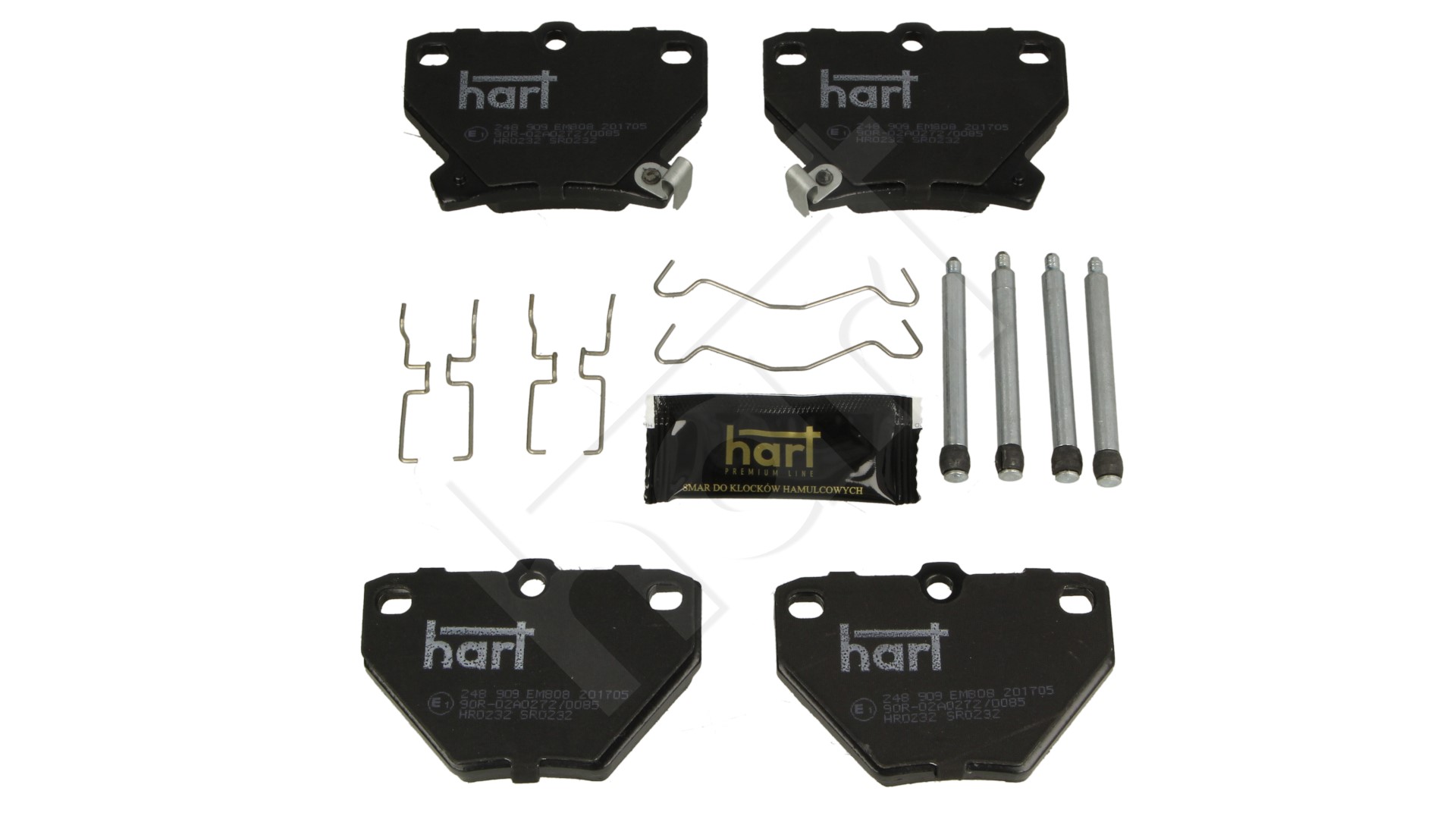 Klocki hamulcowe HART 248 909