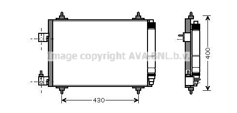 Skraplacz klimatyzacji AVA QUALITY COOLING PEA5286D