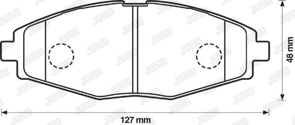 Klocki hamulcowe JURID 572402J