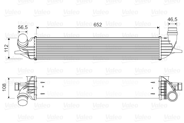 Chłodnica powietrza intercooler VALEO 818330