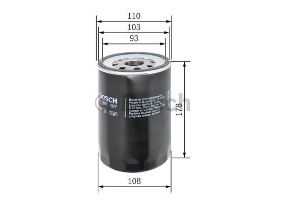 Filtr oleju BOSCH 0 451 301 207