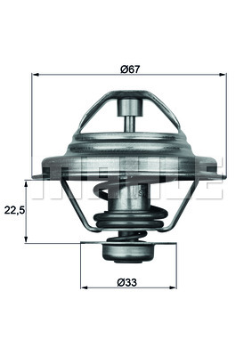 Termostat MAHLE TX 24 87D