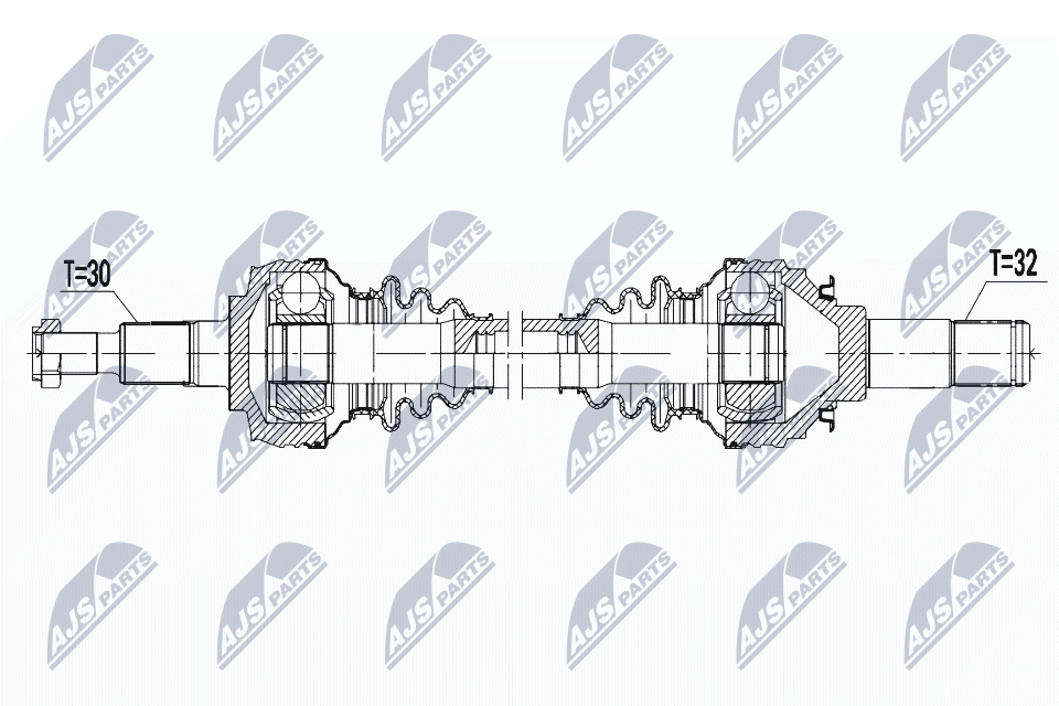 Wał napędowy NTY NPW-PS-008