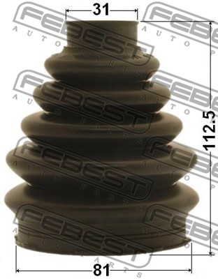 Osłona przegubu FEBEST 2117P-CA216