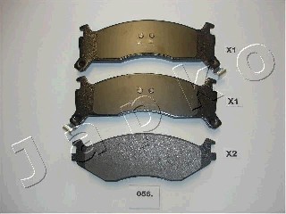Klocki hamulcowe JAPKO 50056