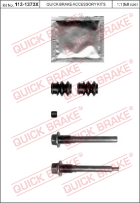 Zestaw tulei prowadzących zacisk hamulca QUICK BRAKE 113-1373X