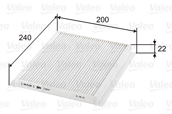 Filtr kabinowy VALEO 715816