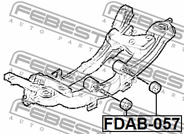 Tuleja wahacza FEBEST FDAB-057