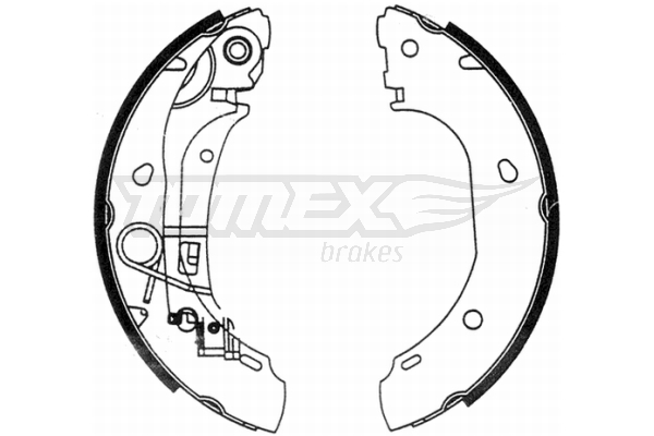 Szczęki hamulcowe TOMEX BRAKES TX 21-31