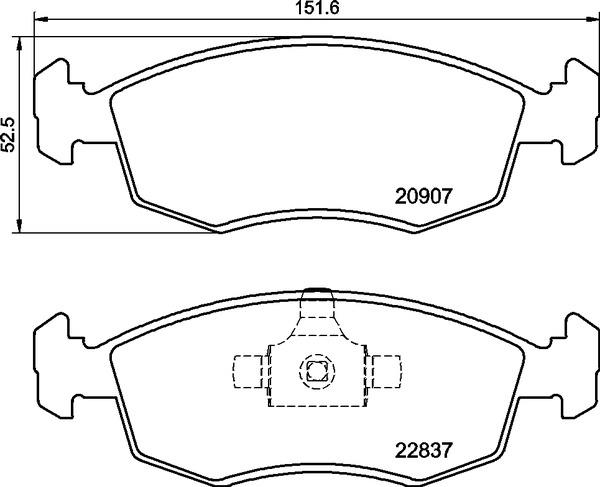 Klocki hamulcowe BREMBO P 23 192