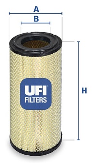 Filtr powietrza UFI 27.356.00
