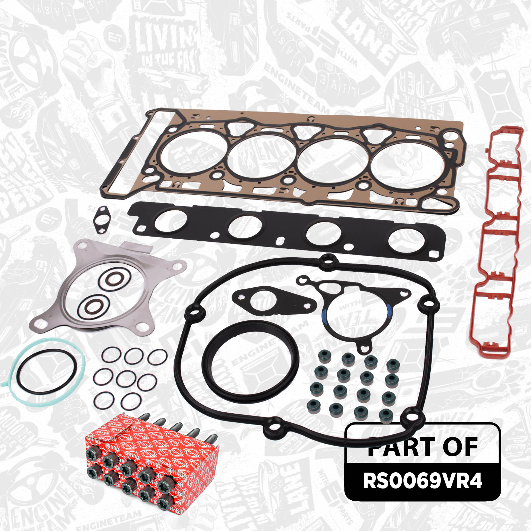 Zestaw łańcucha rozrządu ET ENGINETEAM RS0069VR4