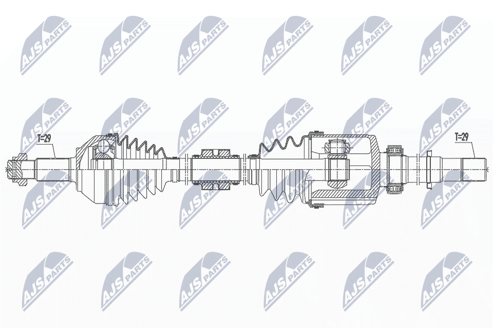 Wał napędowy NTY NPW-NS-159