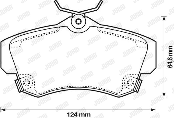 Klocki hamulcowe JURID 573033J