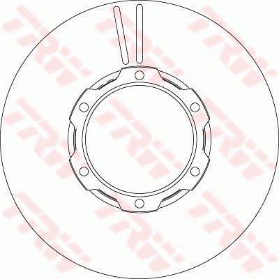 Tarcza hamulcowa TRW DF4144S