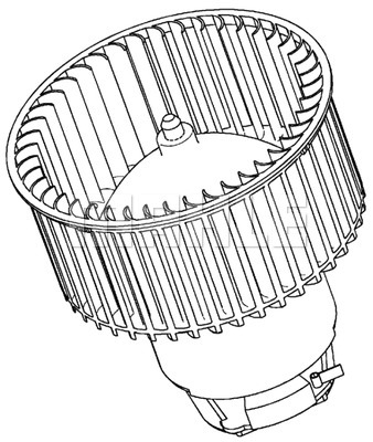 Wentylator wnętrza MAHLE AB 118 000P