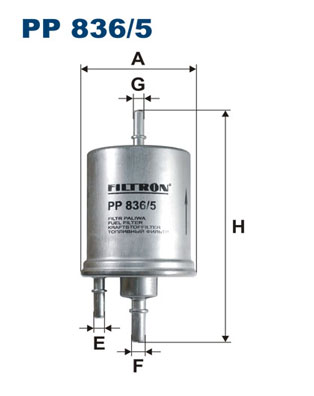 Filtr paliwa FILTRON PP836/5