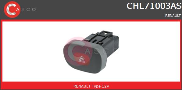 Włącznik świateł awaryjnych CASCO CHL71003AS