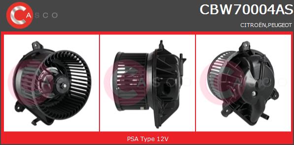 Wentylator wnętrza CASCO CBW70004AS