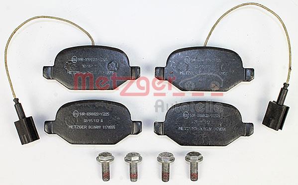 Klocki hamulcowe METZGER 1170555