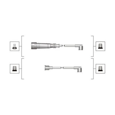 Przewody zapłonowe MAGNETI MARELLI 941319170003