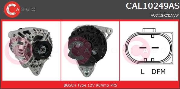 Alternator CASCO CAL10249AS