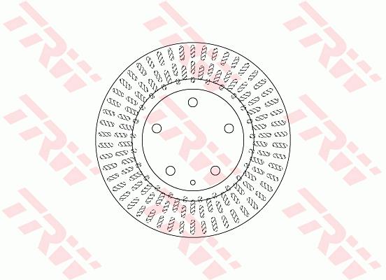 Tarcza hamulcowa TRW DF6670