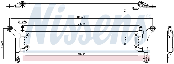 Chłodnica NISSENS 606955