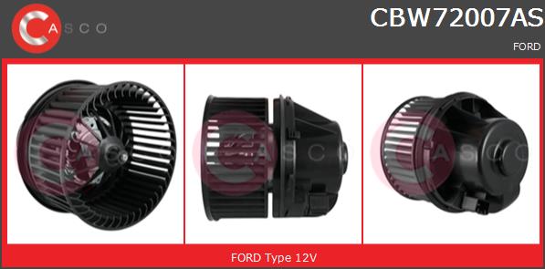 Wentylator wnętrza CASCO CBW72007AS