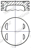 Tłok NÜRAL 87-425300-00