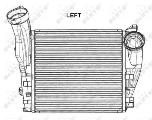 Chłodnica powietrza intercooler NRF 30781