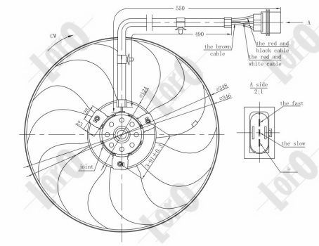 Wentylator ABAKUS 053-014-0010