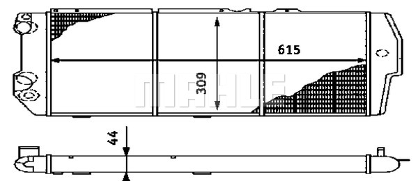 Chłodnica MAHLE CR 404 000S