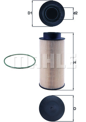 Filtr paliwa MAHLE KX 182/1D