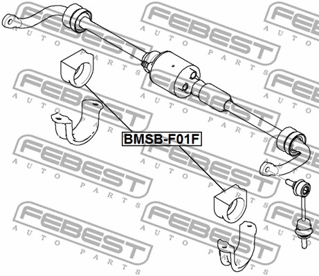 Guma stabilizatora FEBEST BMSB-F01F