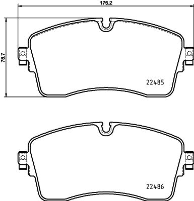 Klocki hamulcowe HELLA 8DB 355 039-321