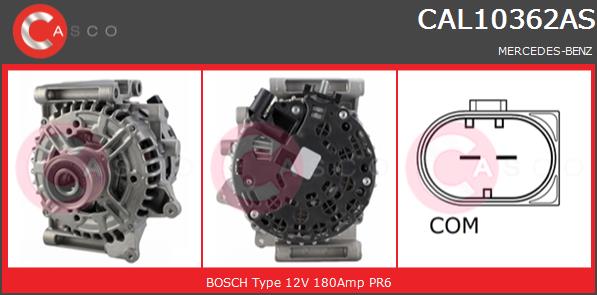 Alternator CASCO CAL10362AS