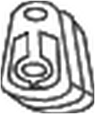 Wieszak ukladu wydechowego BOSAL 255-667