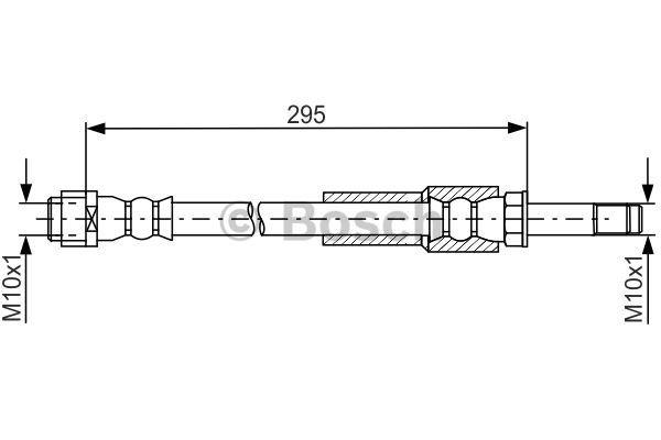 Przewód hamulcowy elastyczny BOSCH 1 987 481 746