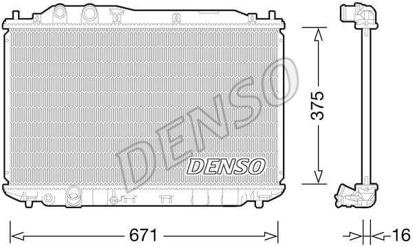 Chłodnica DENSO DRM40028