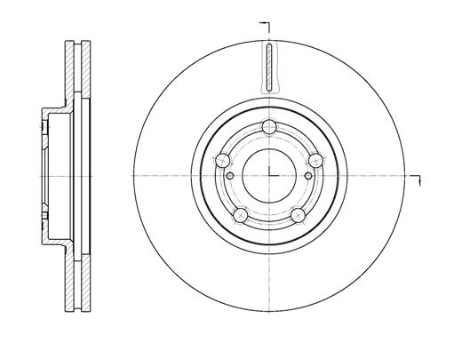 Tarcza hamulcowa REMSA 6701.10
