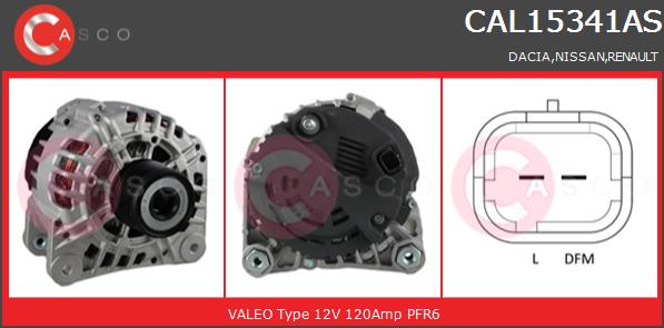 Alternator CASCO CAL15341AS