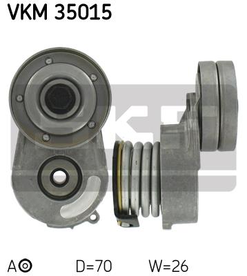 Rolka napinacza paska osprzętu SKF VKM 35015