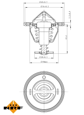 Termostat NRF 725088