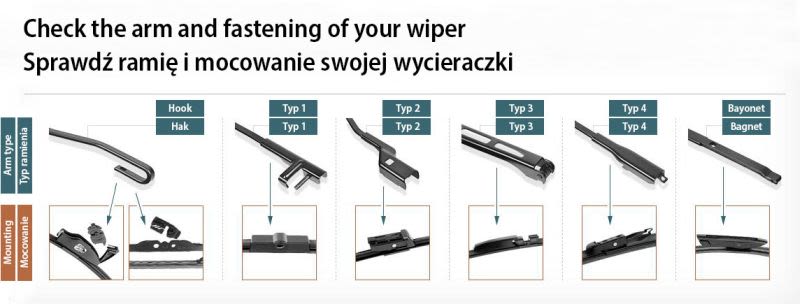 Pióro wycieraczki DENSO DF-014