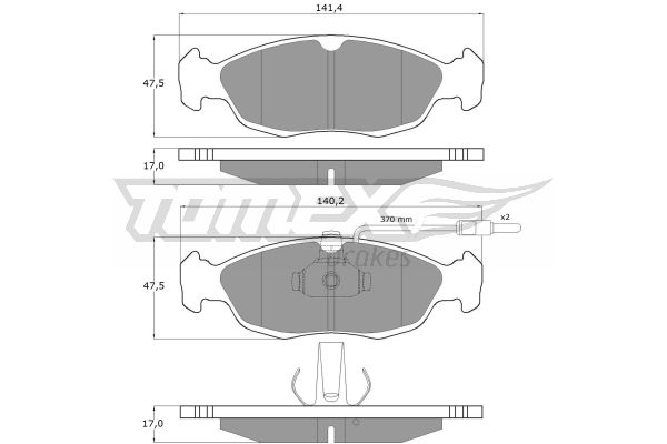 Klocki hamulcowe TOMEX BRAKES TX 11-711