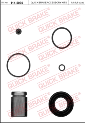 Zestaw naprawczy zacisku hamulcowego QUICK BRAKE 114-5030