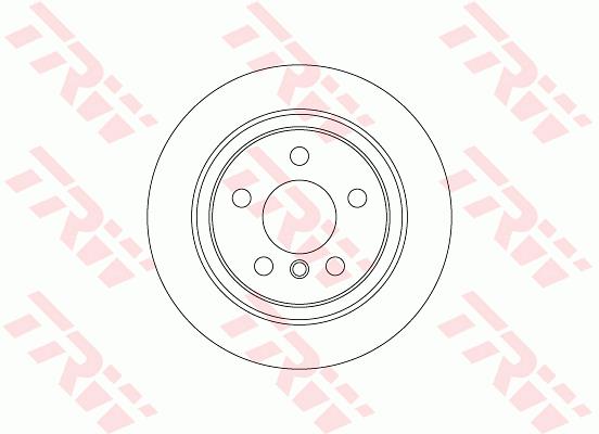 Tarcza hamulcowa TRW DF6756