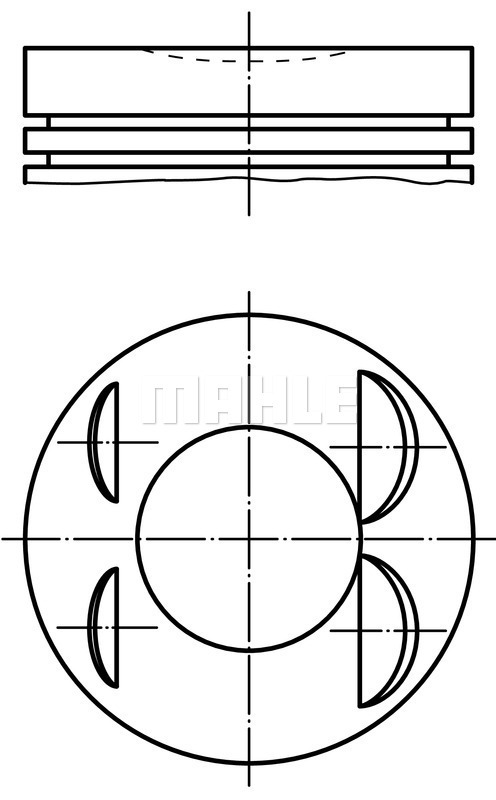 Tłok MAHLE 021 PI 00127 001