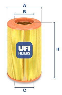 Filtr powietrza UFI 27.628.00